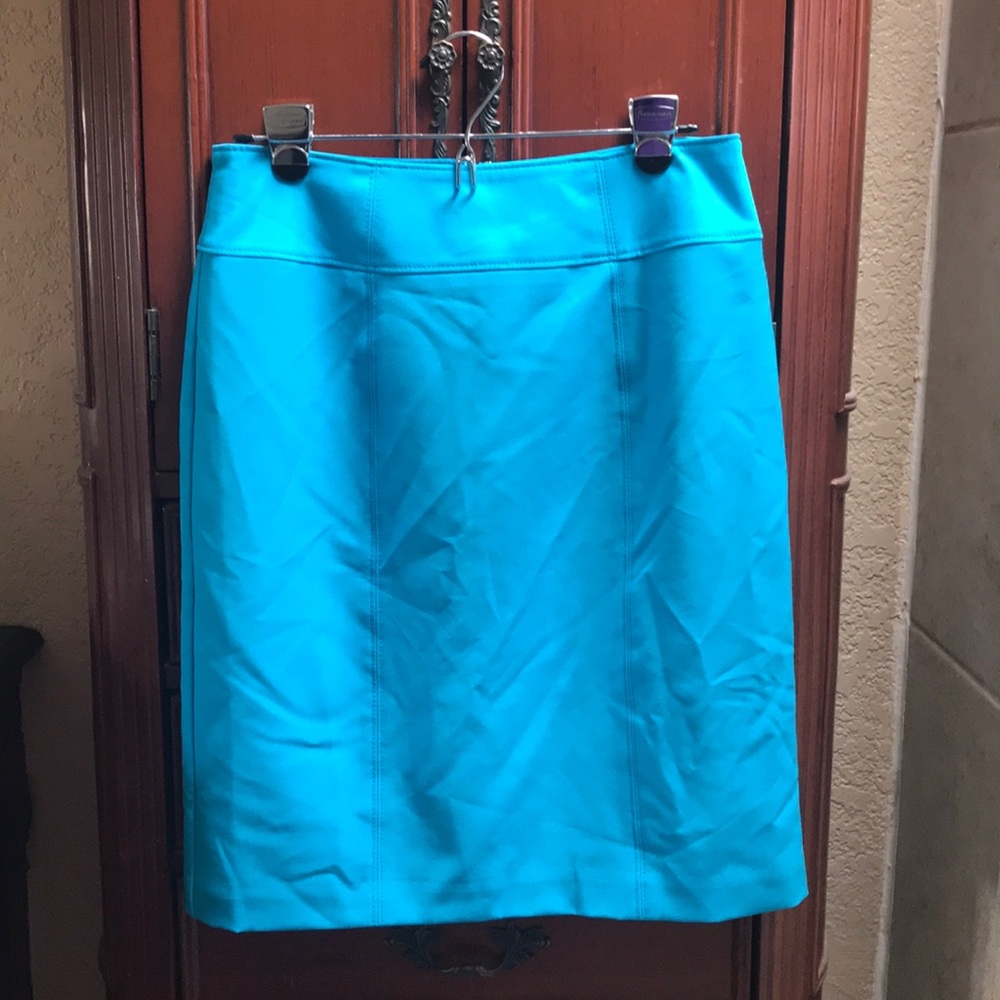 Turquoise skirt